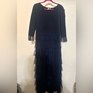 Dainty Jewells Maxi Navy Tulle Dress